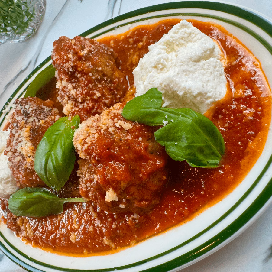 Italian Meatballs Anna Pizza