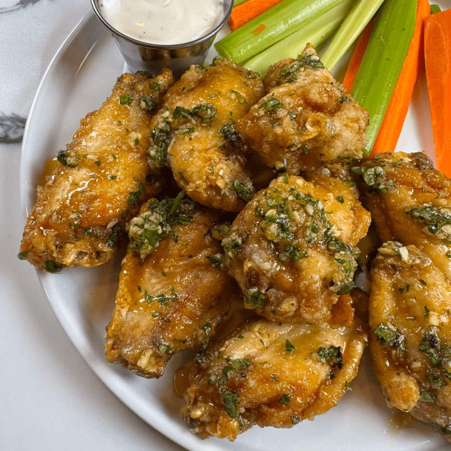 Garlic Cilantro Wings Anna Pizza