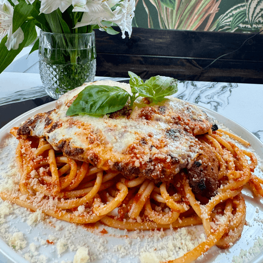 Chicken Parmesan Entree Anna Pizza Valley Village